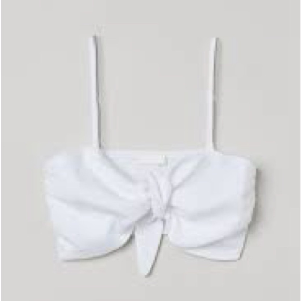 Front tie crop top
